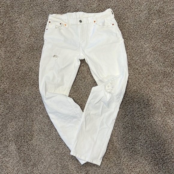 White Levi’s Men’s 511 Jeans Size 33 x 30 - Picture 1 of 7